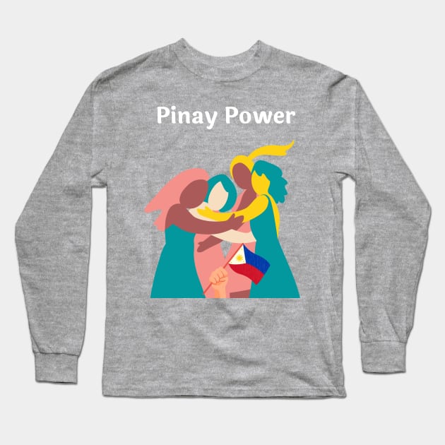 pinay pride Long Sleeve T-Shirt by CatheBelan